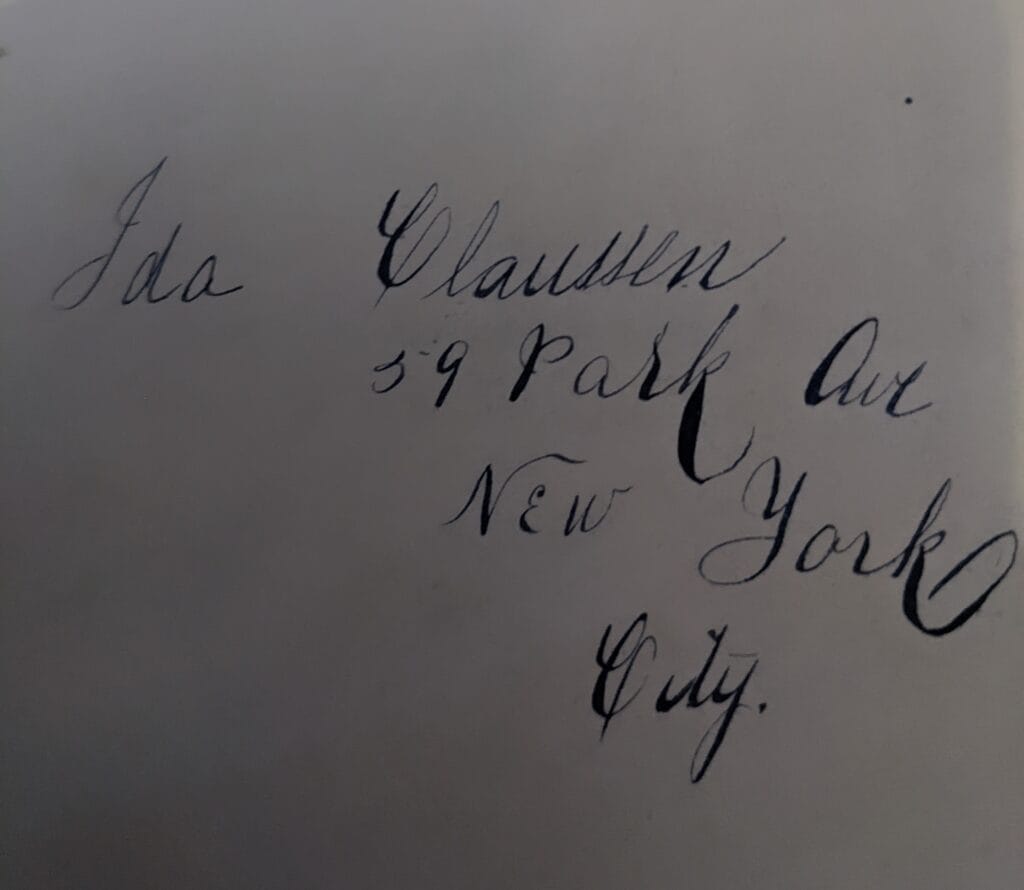 Countess Ida von Claussen